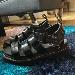 Doc Marten Blair patent leather sandals!!!